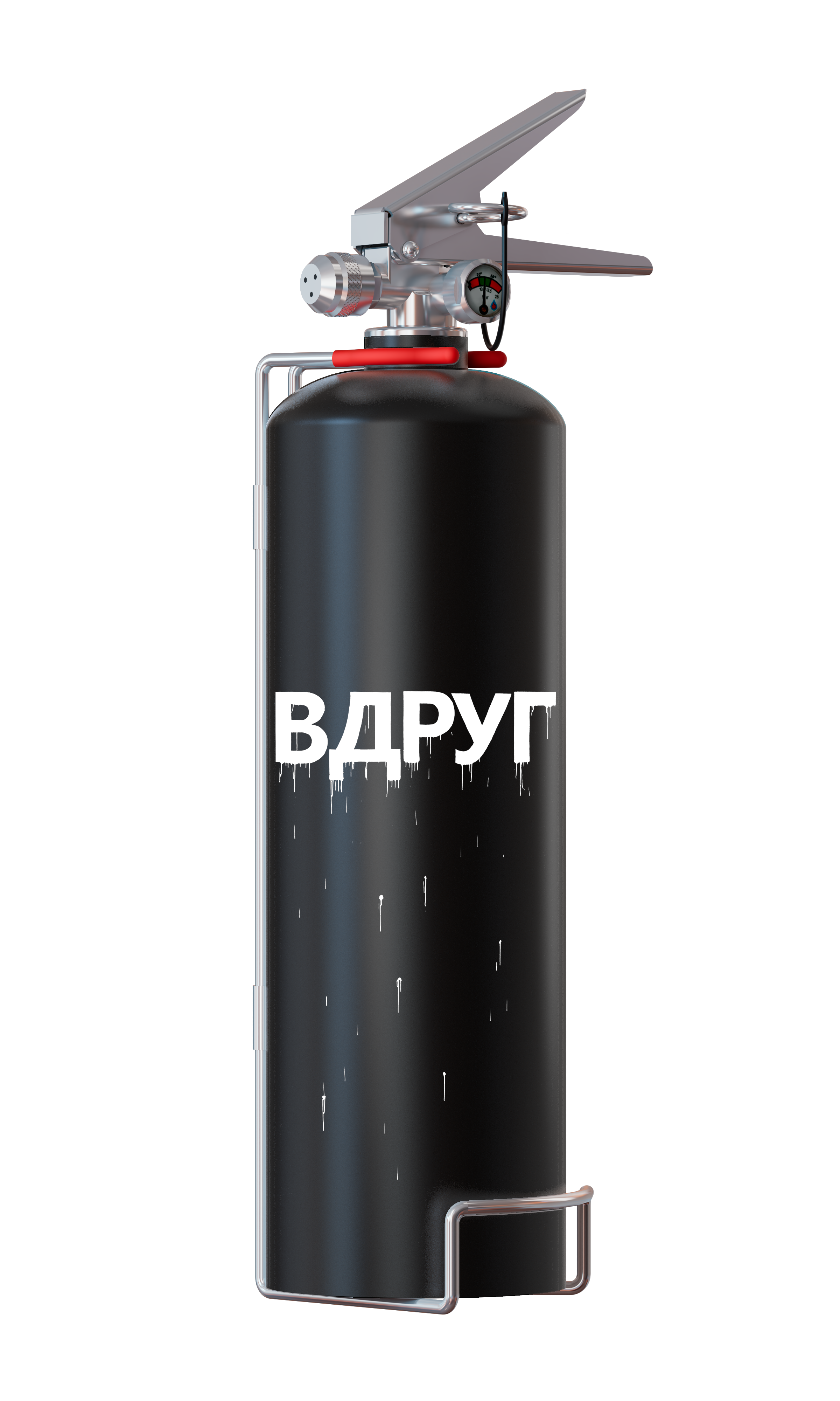 Огнетушитель BONTEL 2 литра. Художник Валерий Чтак