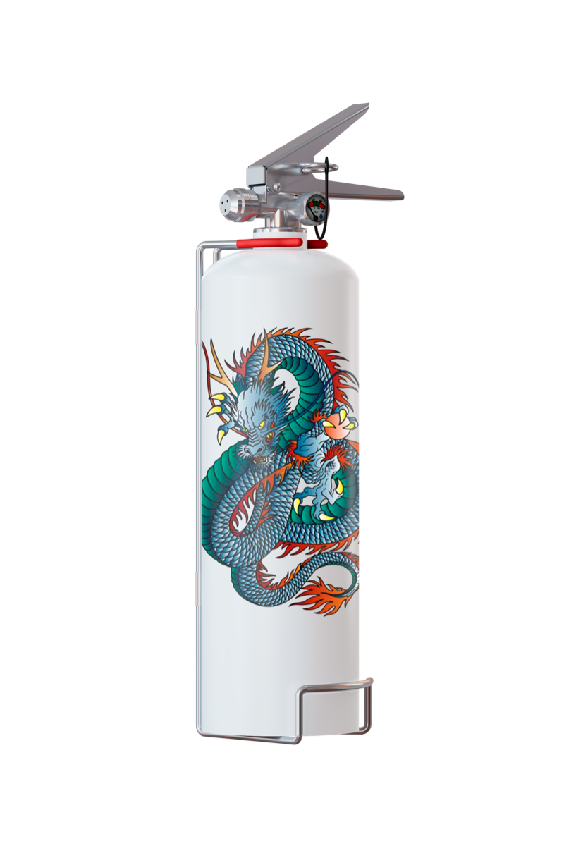 Дизайнерский огнетушитель Bontel 2 л Dragon - подарочная серия от производителя с доставкой